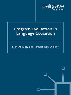 cover image of Program Evaluation in Language Education